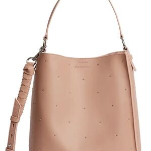 AllSaints Nude Kathi NS Studded Tote